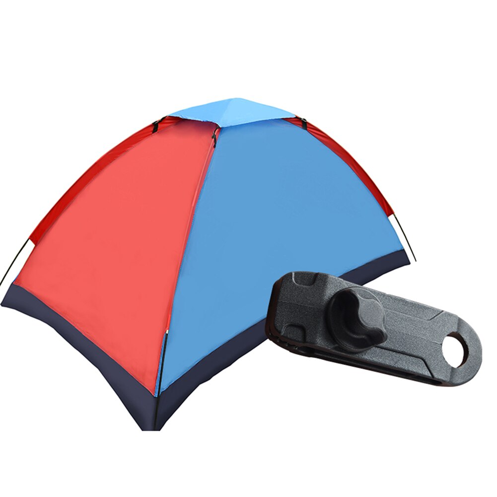Cheap Goat Tents 1pcs Tent Clip Outdoor Camping Nylon Heavy Duty Windproof Awning Clamp Grip for Garden Shade Cloth Tent Accessories Black   